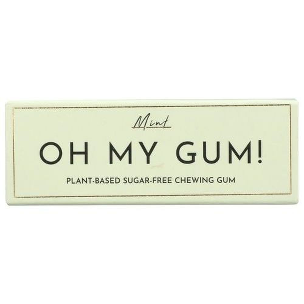 Oh My Gum Mint Chewing Gum, 10 Count -- 12 Per Case