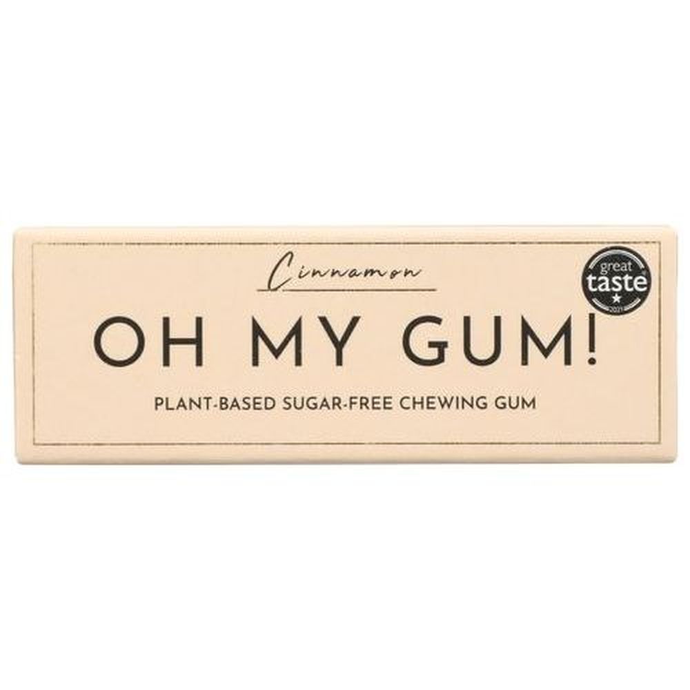 Oh My Gum Cinnamon Chewing Gum, 10 Count -- 12 Per Case