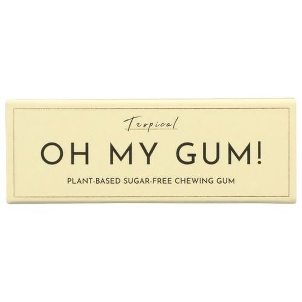 Oh My Gum Tropical Chewing Gum, 10 Count -- 12 Per Case