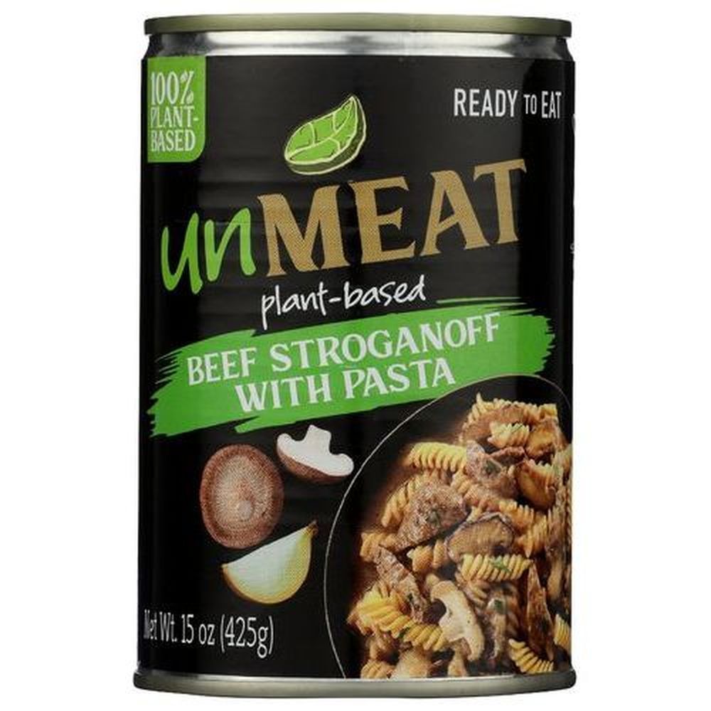 Unmeat Plant Based Stroganoff Beef Pasta, 15 Ounce -- 12 Per Case