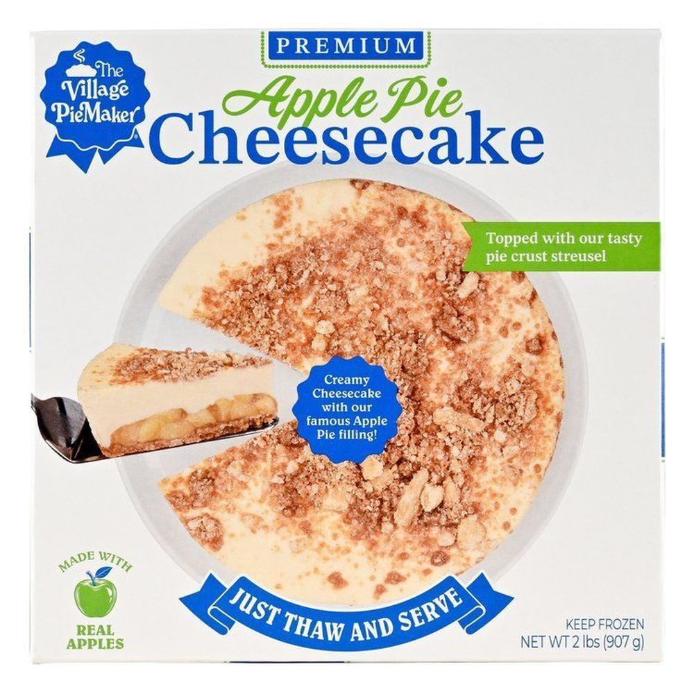 The Village Pie Maker Apple Pie Cheesecake, 2 Pound -- 8 Per Case