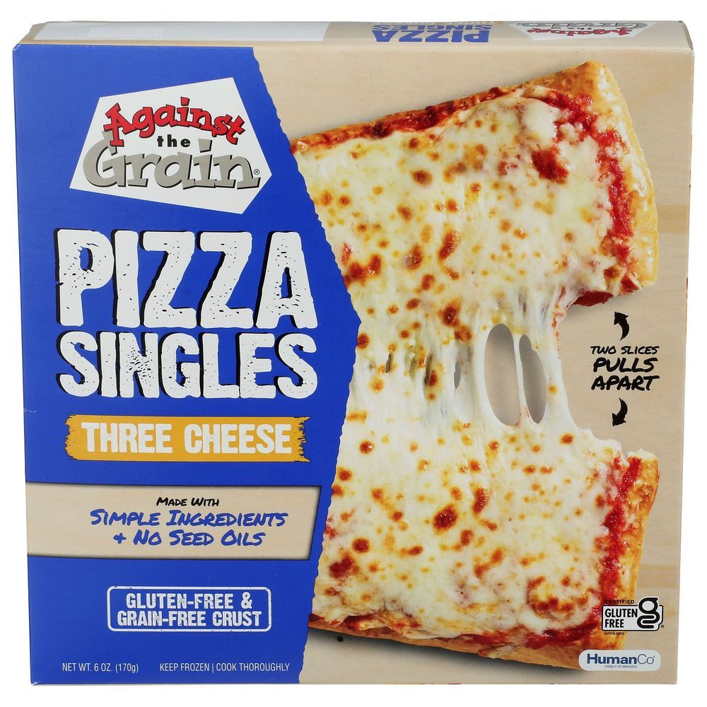 Against The Grain Three Cheese Pizza Singles, 6 Ounce -- 8 Per Case