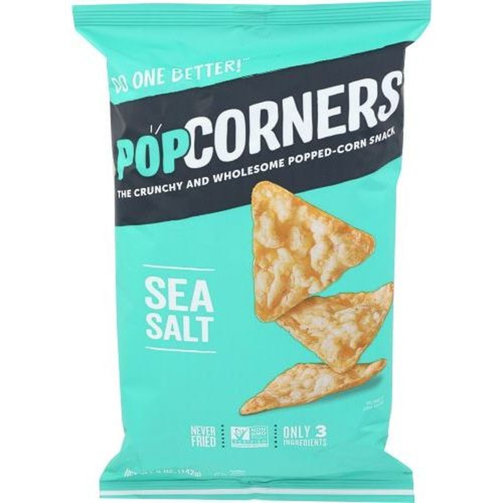 Popcorners Sea Salt Popped Corn Snacks, 5 Ounce -- 12 Per Case