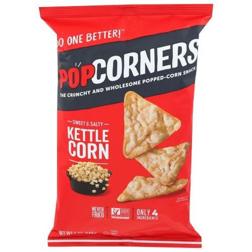 Popcorners Kettle Corn Popped Corn Snacks, 5 Ounce -- 12 Per Case