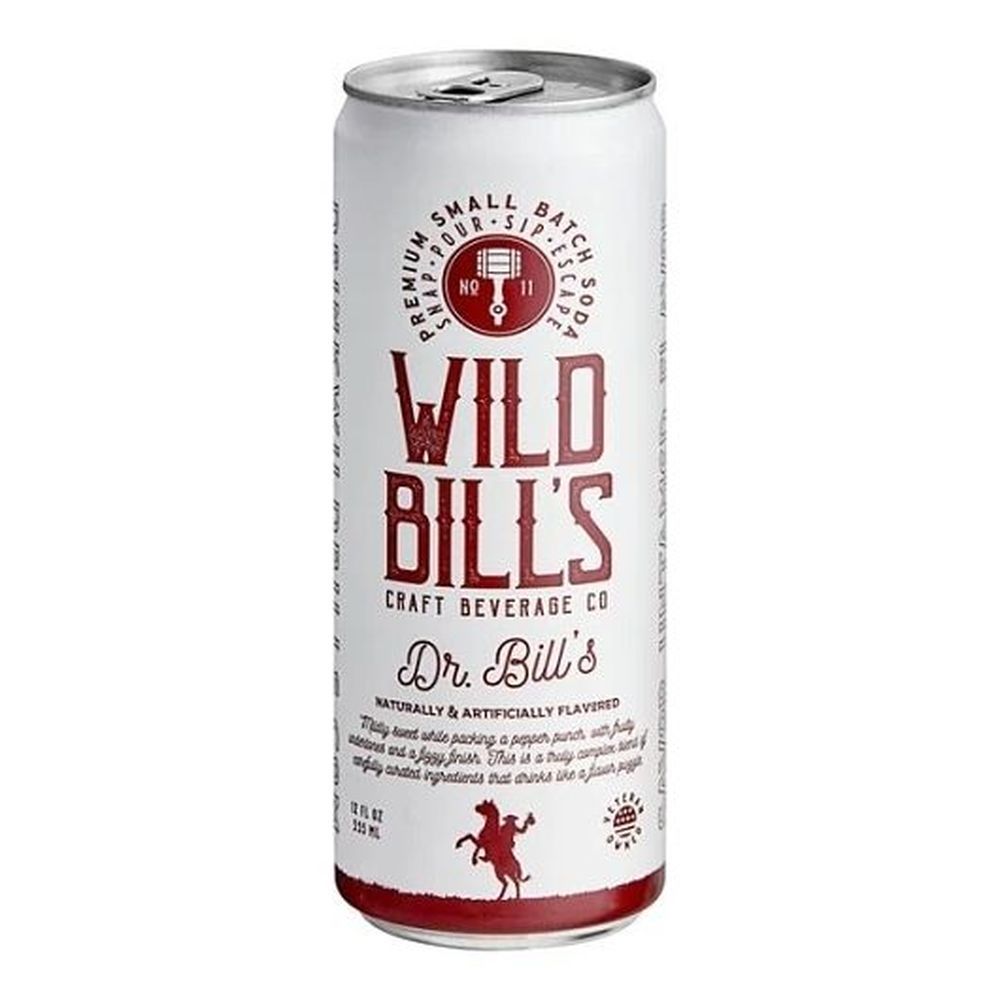 Wild Bills Craft Dr. Bill's Pure Cane Sugar Soda, 12 Ounce -- 12 Per Case