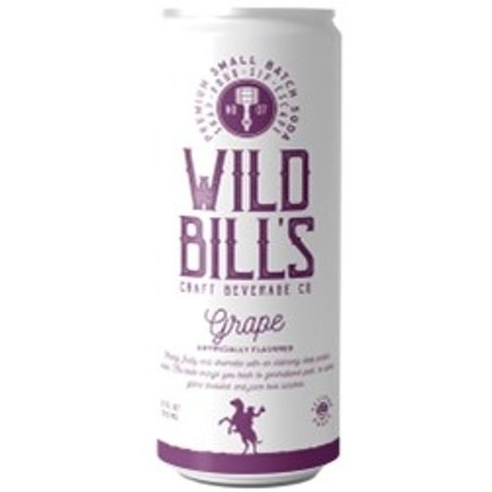 Wild Bills Craft Grape Soda, 12 Ounce -- 12 Per Case