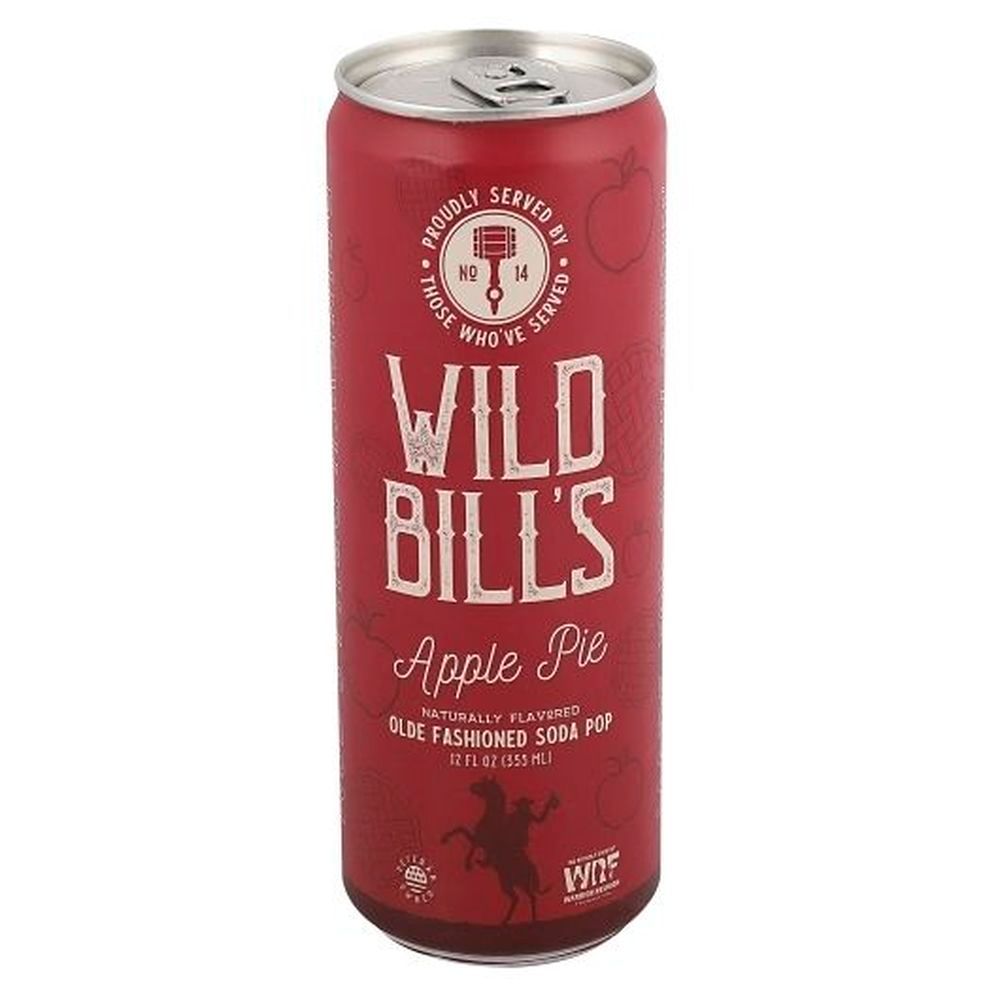 Wild Bills Olde Fashioned Apple Pie Soda, 12 Ounce -- 12 Per Case