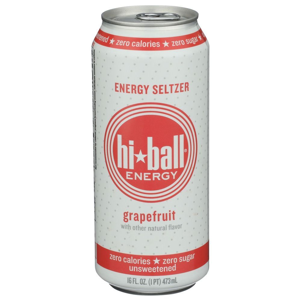 Hiball Grapefruit Sparkling Energy Water, 16 Fluid Ounce -- 12 Per Case