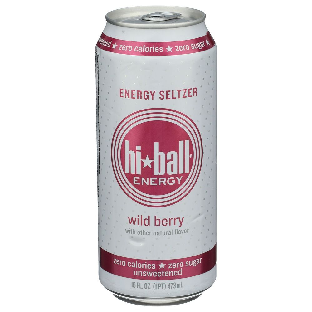 Hiball Wild Berry Energy Seltzer, 16 Fluid Ounce -- 12 Per Case