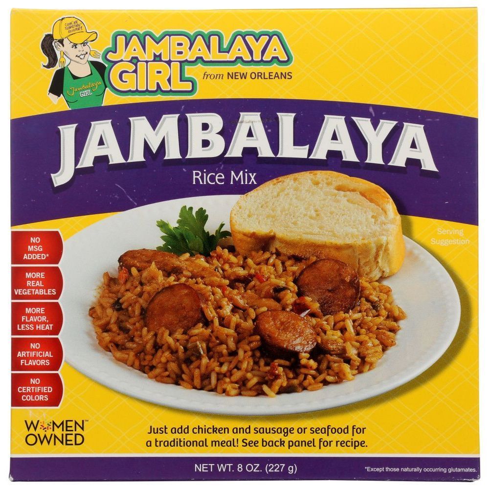 Jambalaya Girl Jambalaya Rice Mix, 8 Ounce -- 12 Per Case