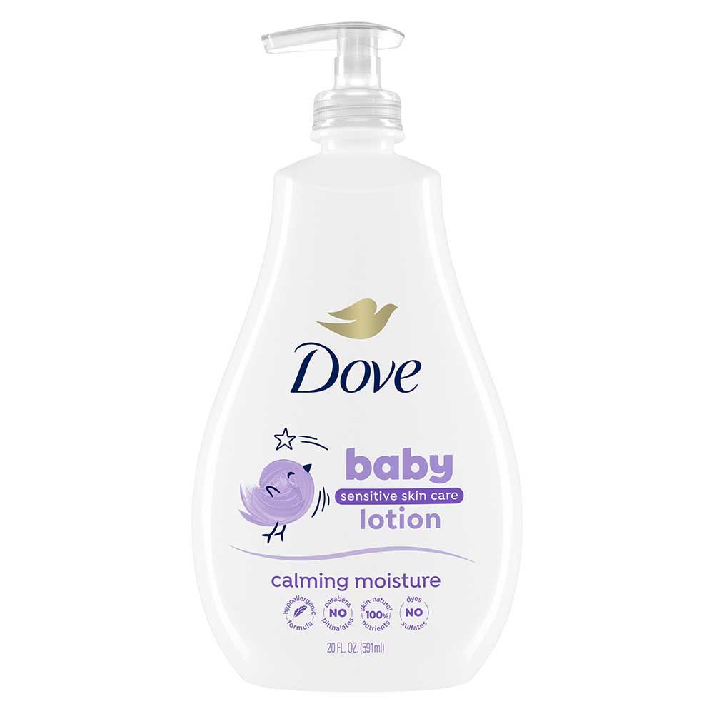 Baby Dove Sensitive Skin Calming Moisture Night Time Baby Lotion, 20 Ounce -- 4 Per Case