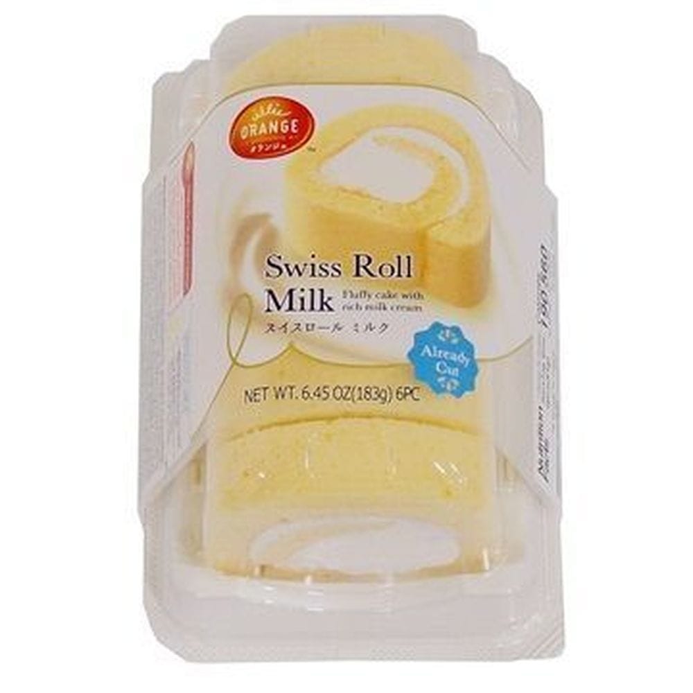 Orange Milk Swiss Roll, 6.45 Ounce -- 6 Per Case