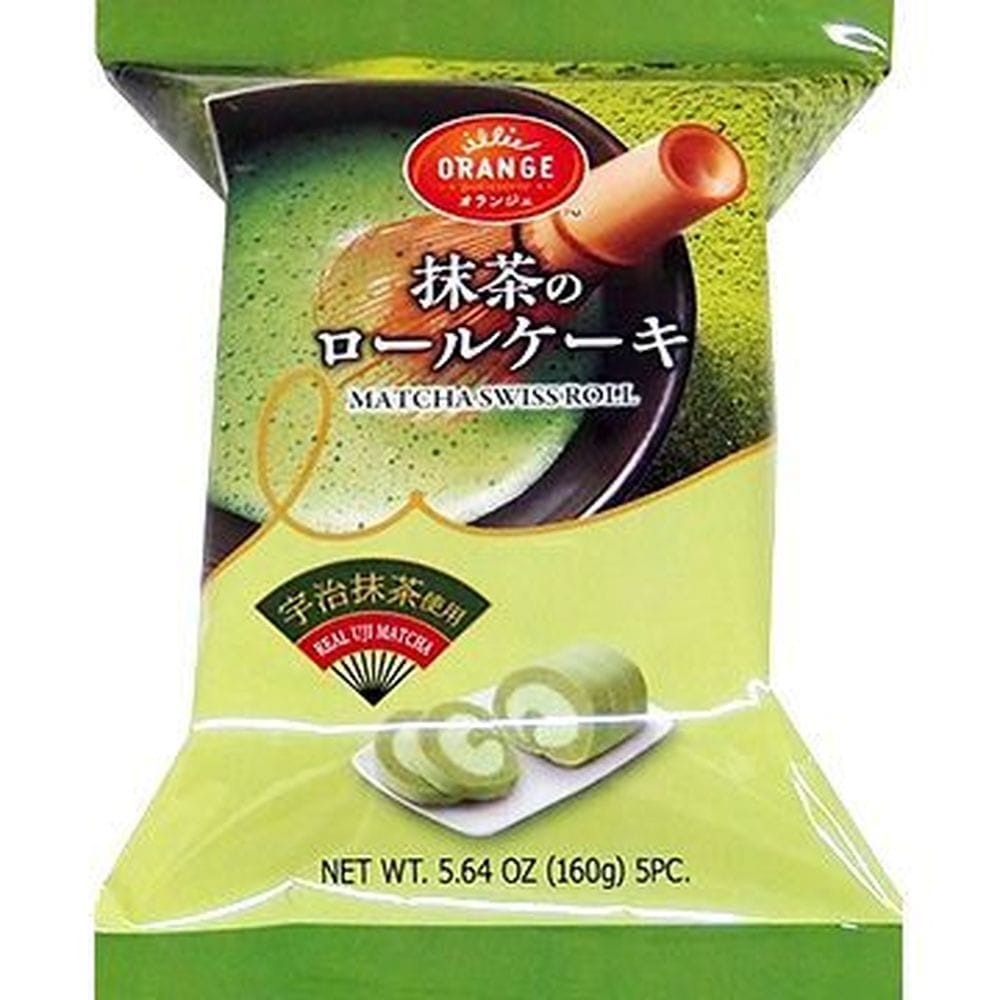 Orange Matcha Swiss Roll, 5.64 Ounce -- 6 Per Case