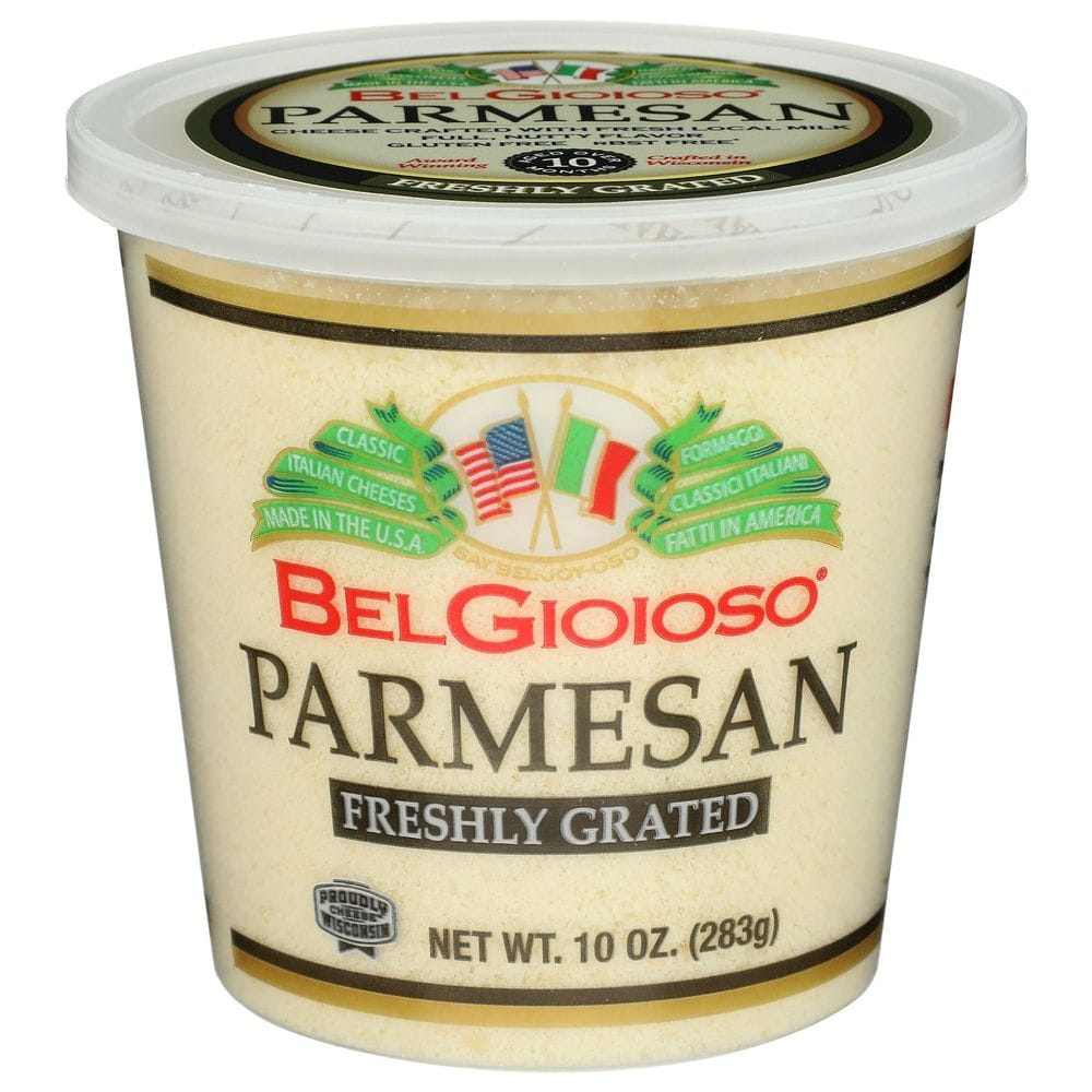 Belgioioso Freshly Grated Parmesan Cheese, 10 Ounce Cup -- 6 Per Case