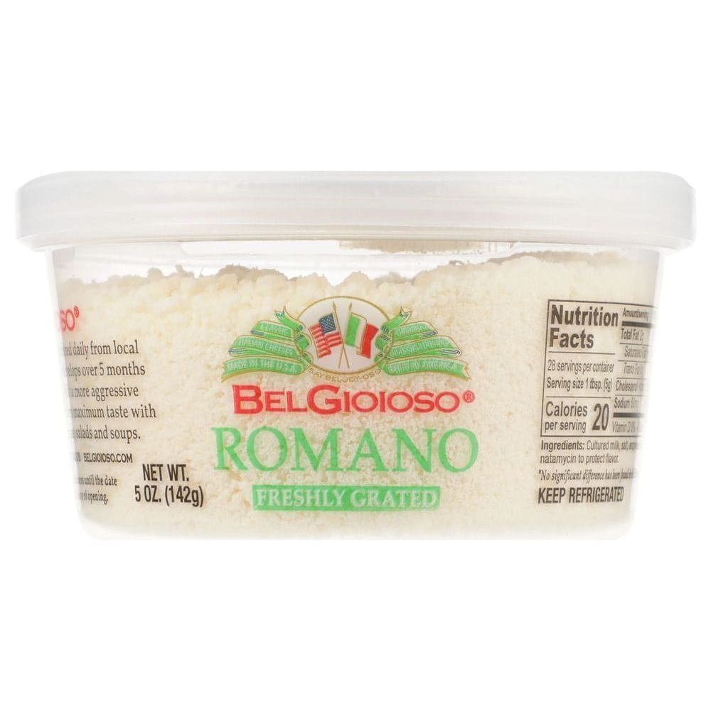 Belgioioso Grated Romano Cheese, 5 Ounce -- 12 Per Case