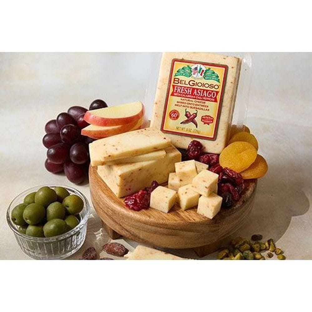 Belgioioso Fresh Asiago With Calabrian Chili Peppers, 8 Ounce -- 12 Per Case