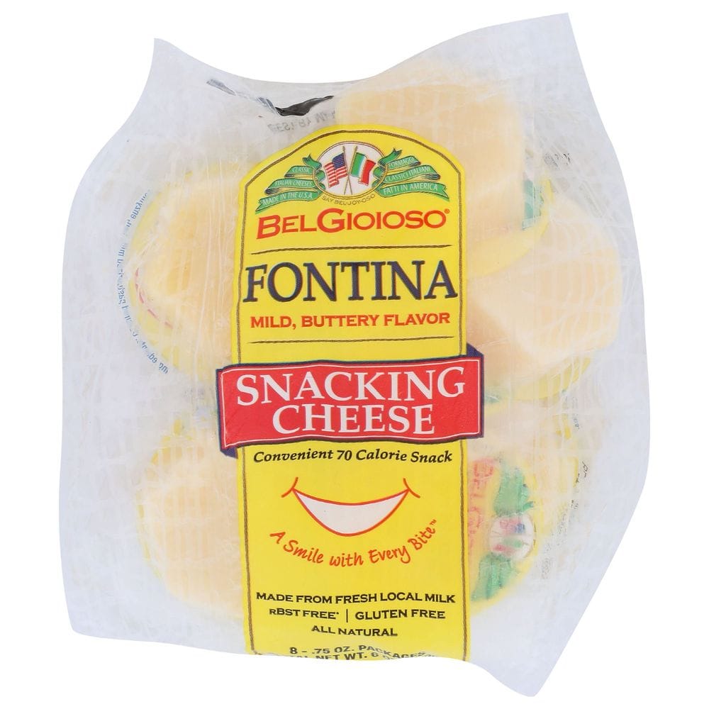 Belgioioso Fontina Cheese Snack, 6 Ounce -- 10 Per Case