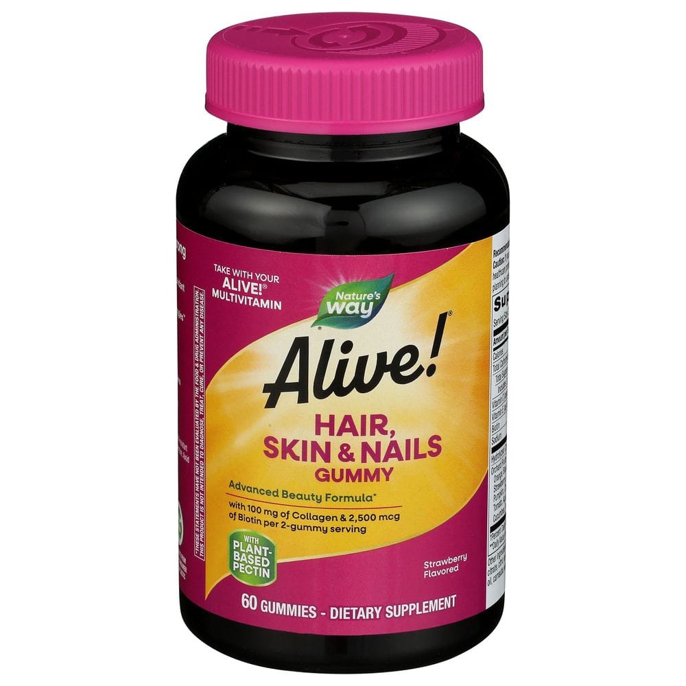 Nature's Way Alive Hair Skin Nails Gummy, 60 Count
