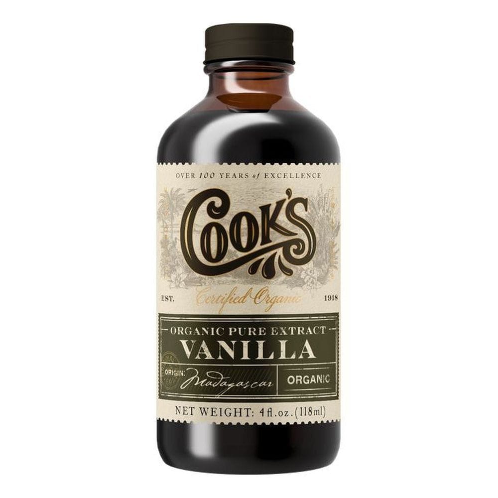 Cooks Palm Organic Pure Madagascar Vanilla Extract, 4 Ounce -- 6 Per Case