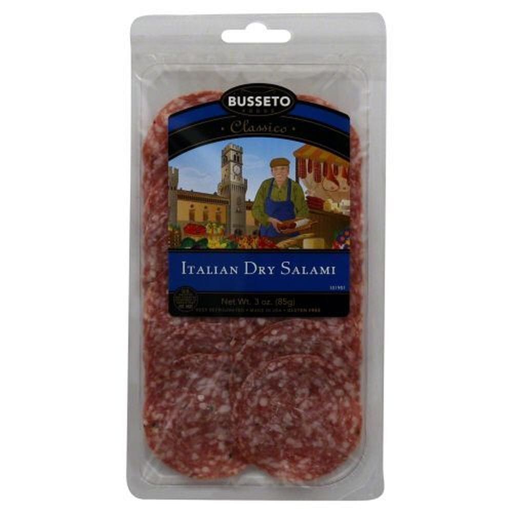 Busseto Italian Dry Sliced Salami, 3 Ounce -- 12 Per Case