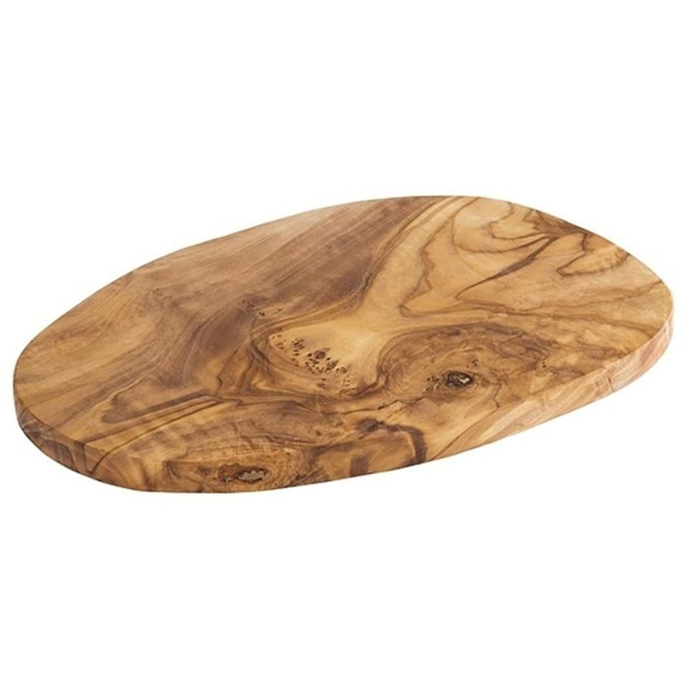 Aps Oval Wood Serving Board, 10 X 6 Inch
