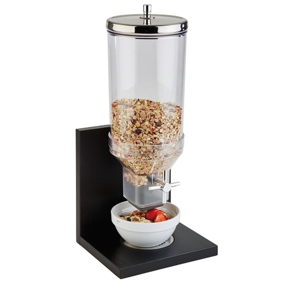 Aps Black 3 Piece Buffet Cereal Dispenser Set, 8 3/8 X 7 7/8 X 21 7/8 Inch