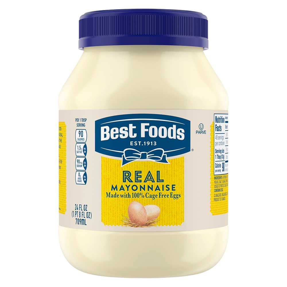 Best Foods Real Mayonnaise, 24 Fluid Ounce -- 6 Per Case