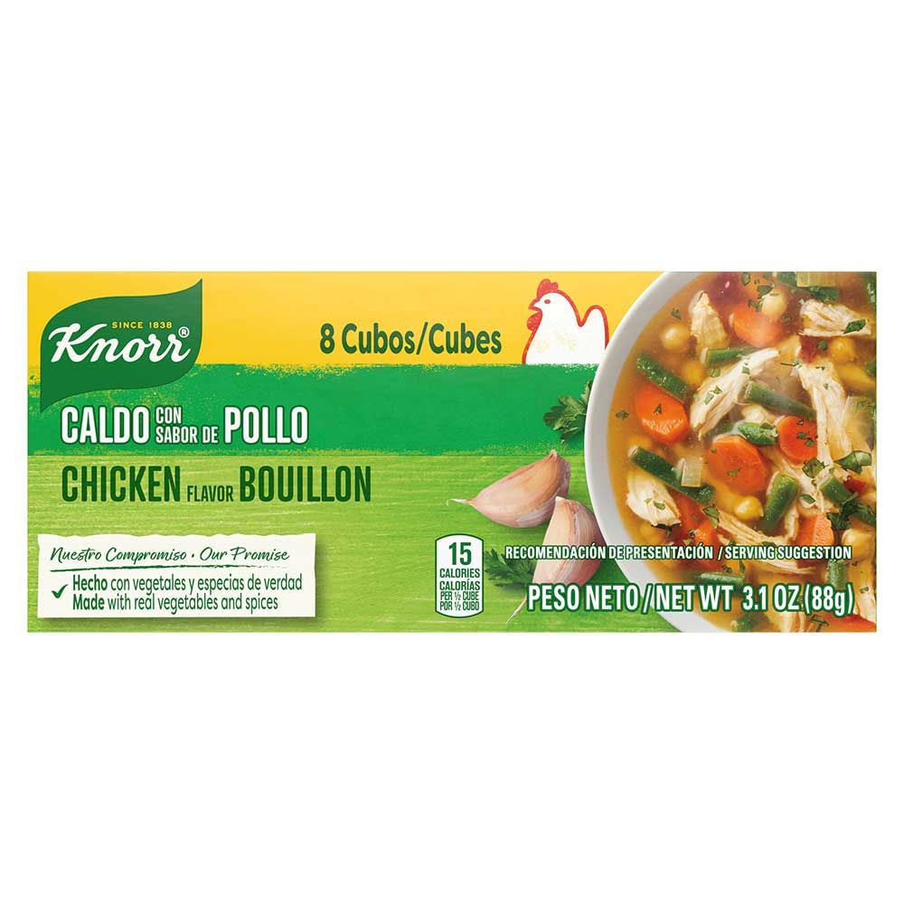 Knorr Chicken Bouillon Cubes, 3.1 Ounce -- 48 Per Case