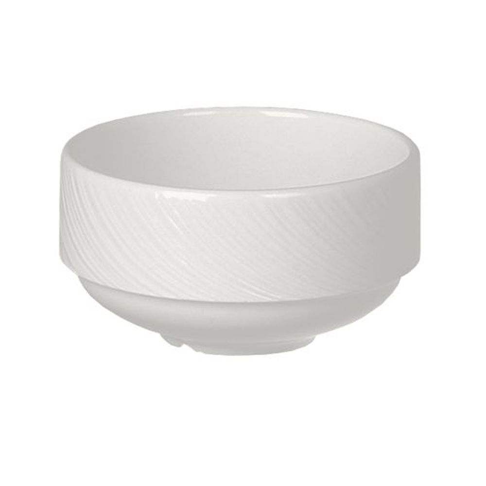 Steelite Spyro Alumina Vitrified 10 Ounce Unhandled Stacking Soup Cup, 36 Count
