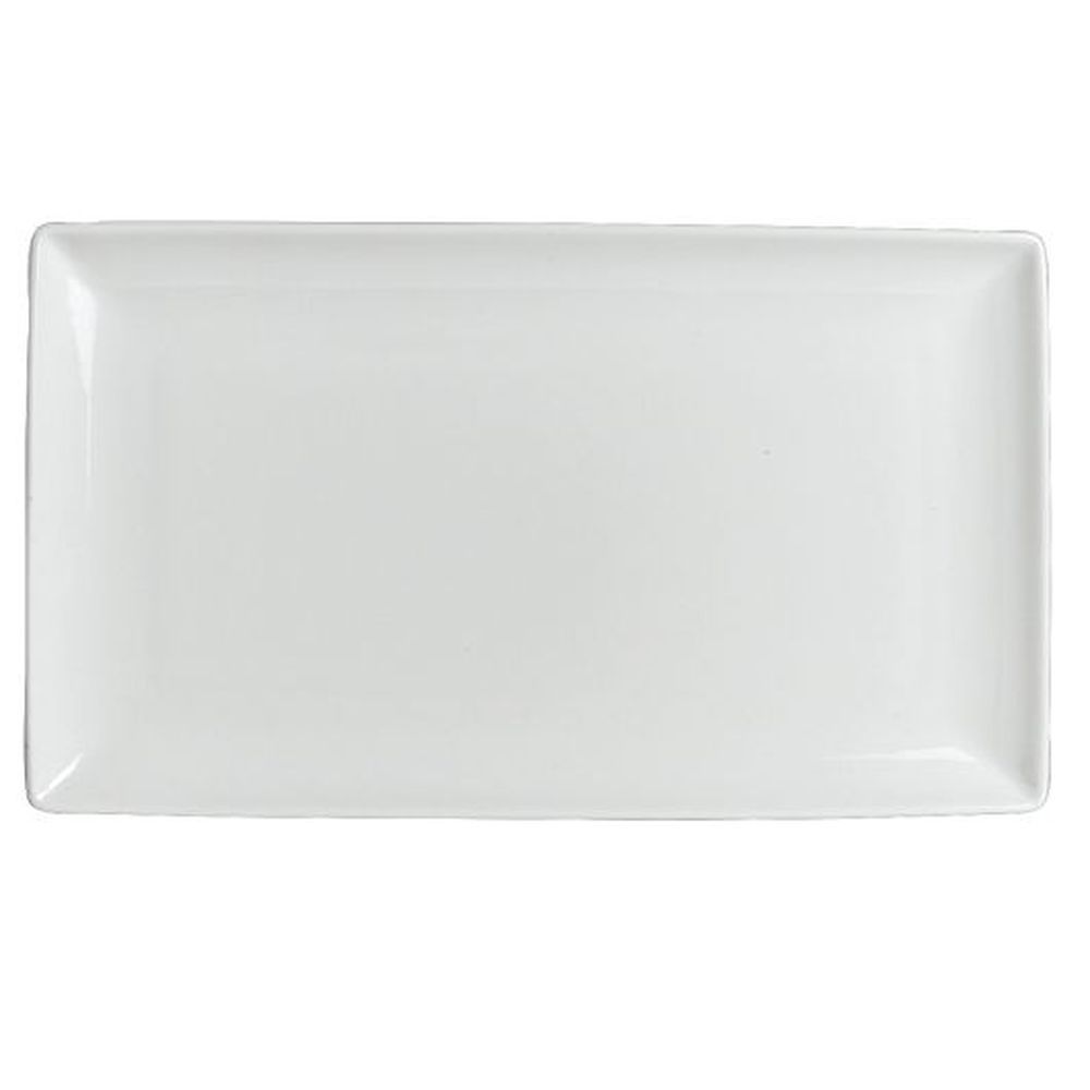 Steelite Taste Alumina Vitrified 12 1/2 X 7 1/2 Inch Rectangle Tray, 6 Count