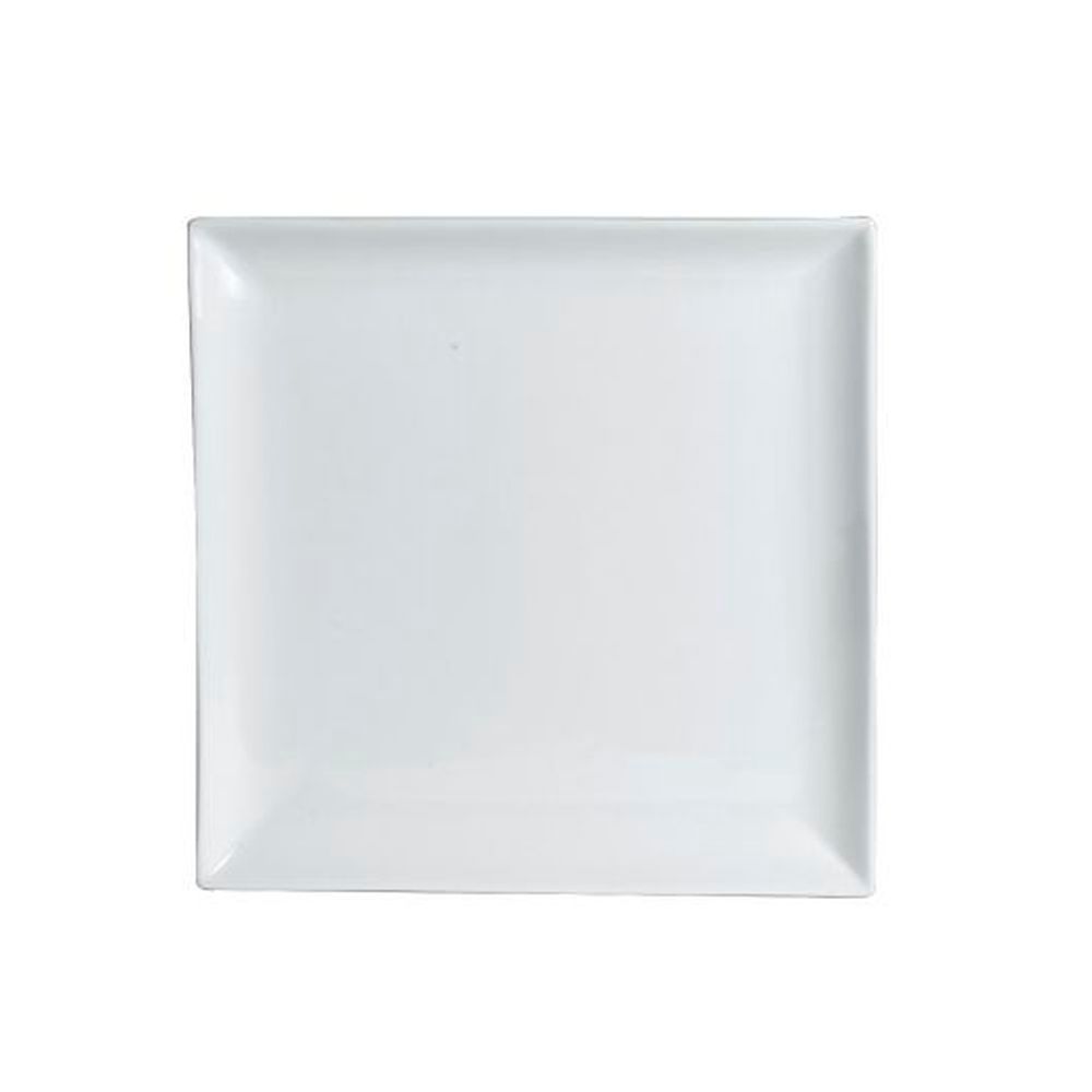 Varick Pub Porcelain 10 Inch Square Plate, 12 Count