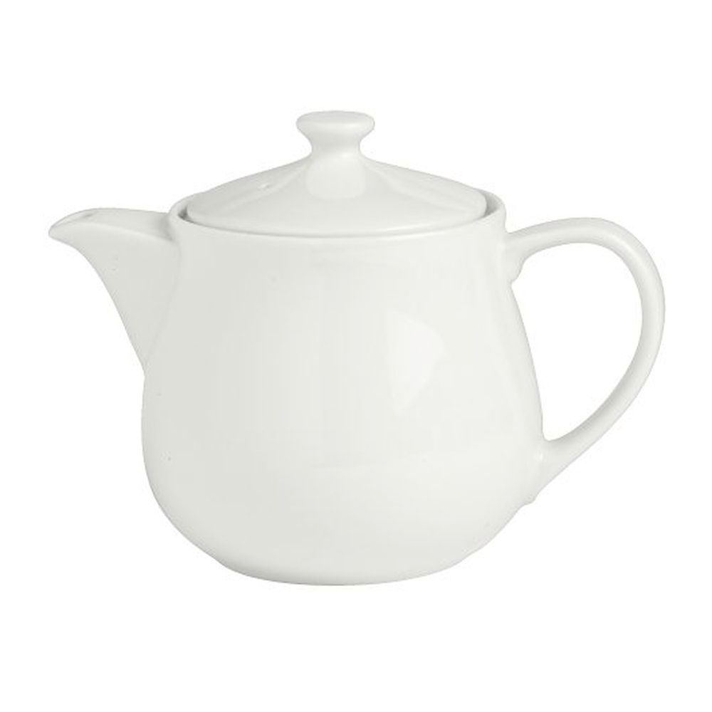 Rene Ozorio Concerto 16 Ounce Porcelain Tea Pot With Lid, 6 Count