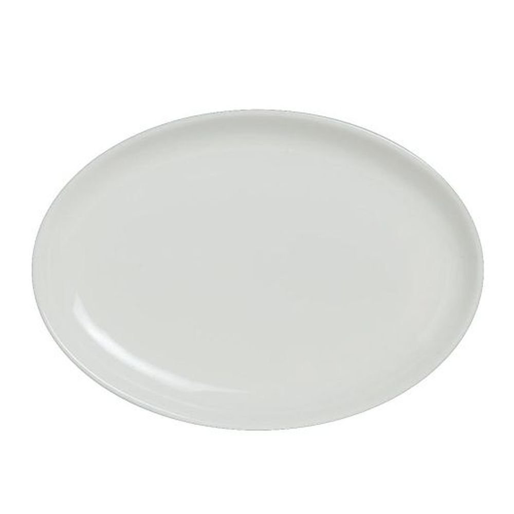 Folio Parliament Alpha-ceram 13.5 Inch Oval Coupe Platter, 12 Count
