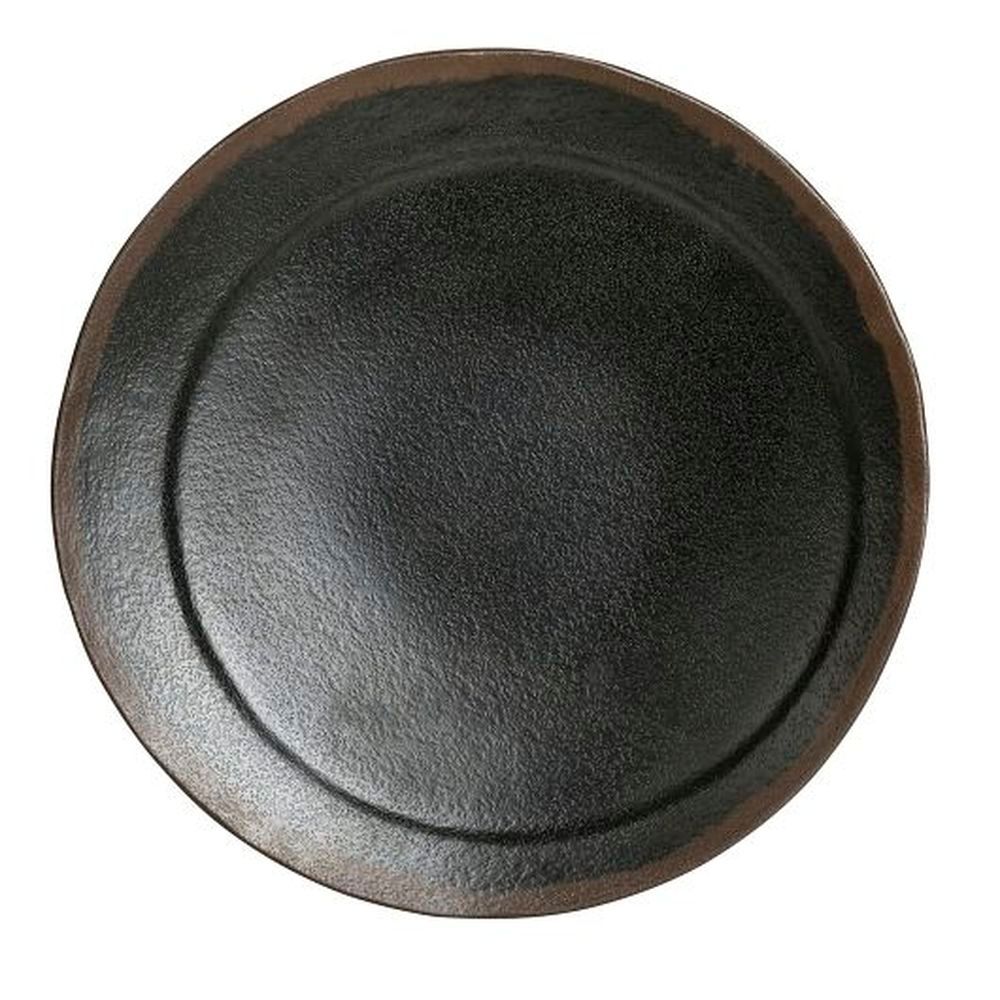 Delfin Greystone 8.0 Inch Melamine Round Plate, 24 Count