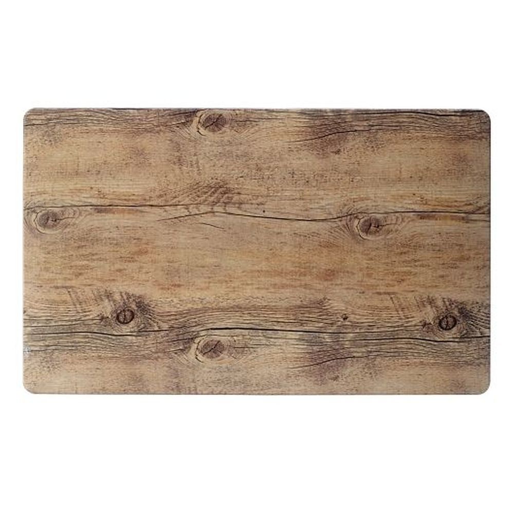 Creations Driftwood 1/1 Melamine 21 X 12 3/4 Inch Flat Tray, 6 Count