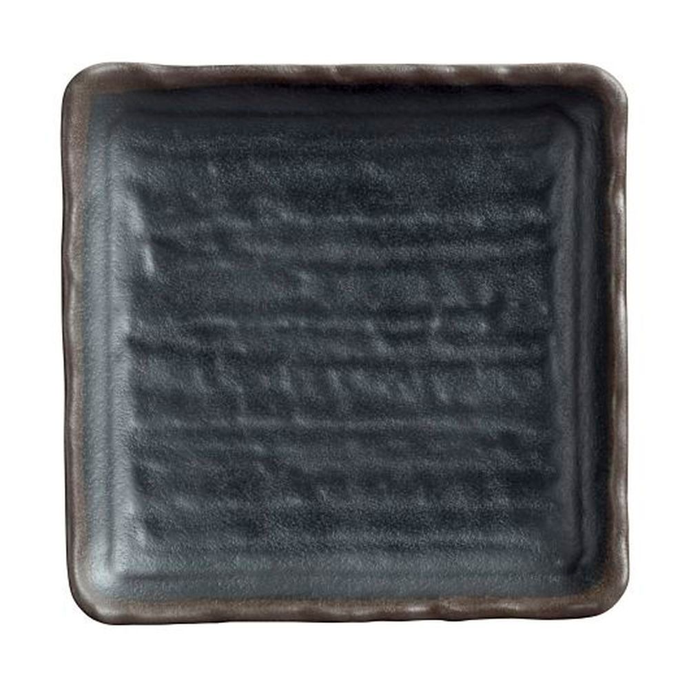 Delfin Greystone 7.0 Inch Melamine Square Plate, 36 Count