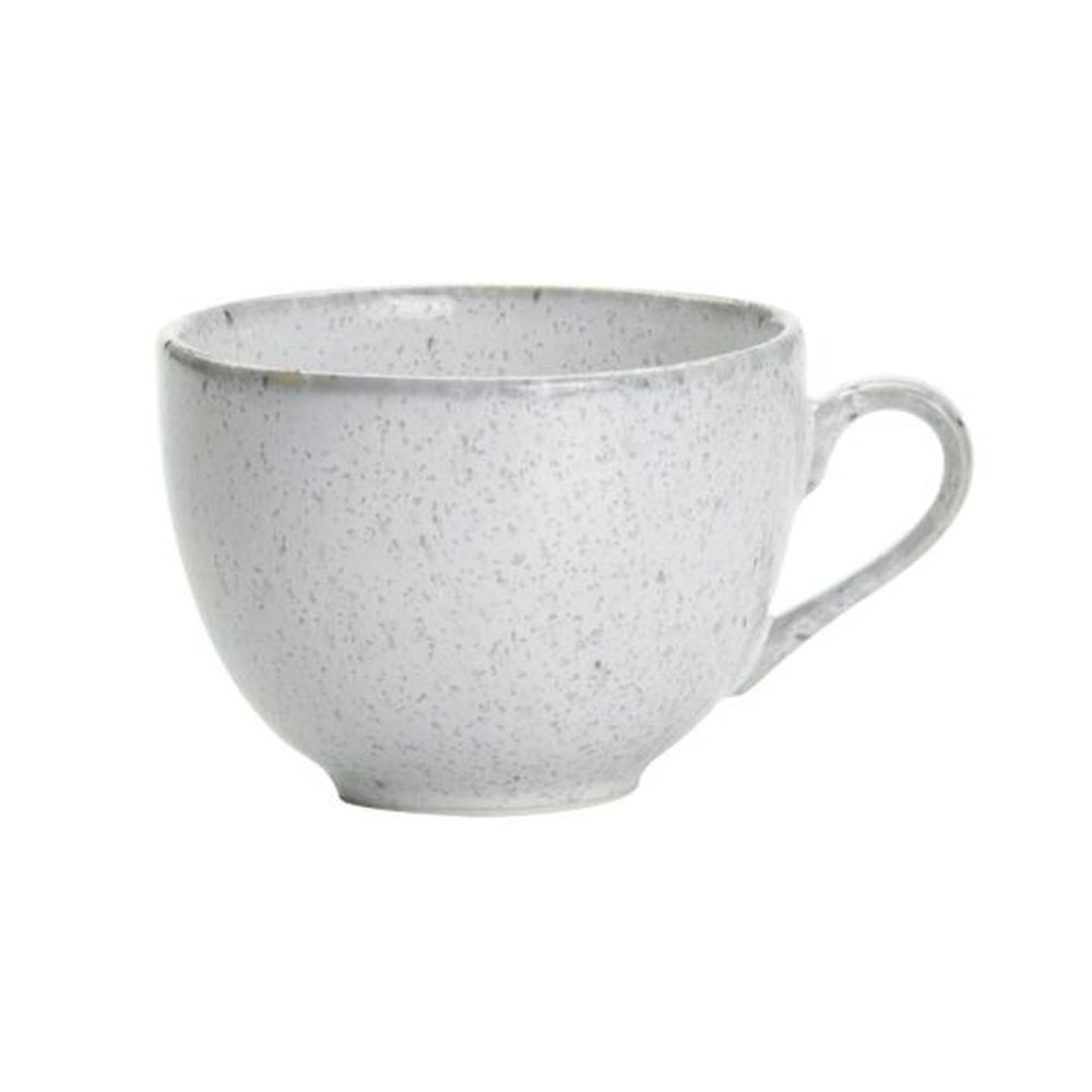 Rene Ozorio Wabi Sabi Lichen 8 Ounce Porcelain Coffee Cup, 12 Count