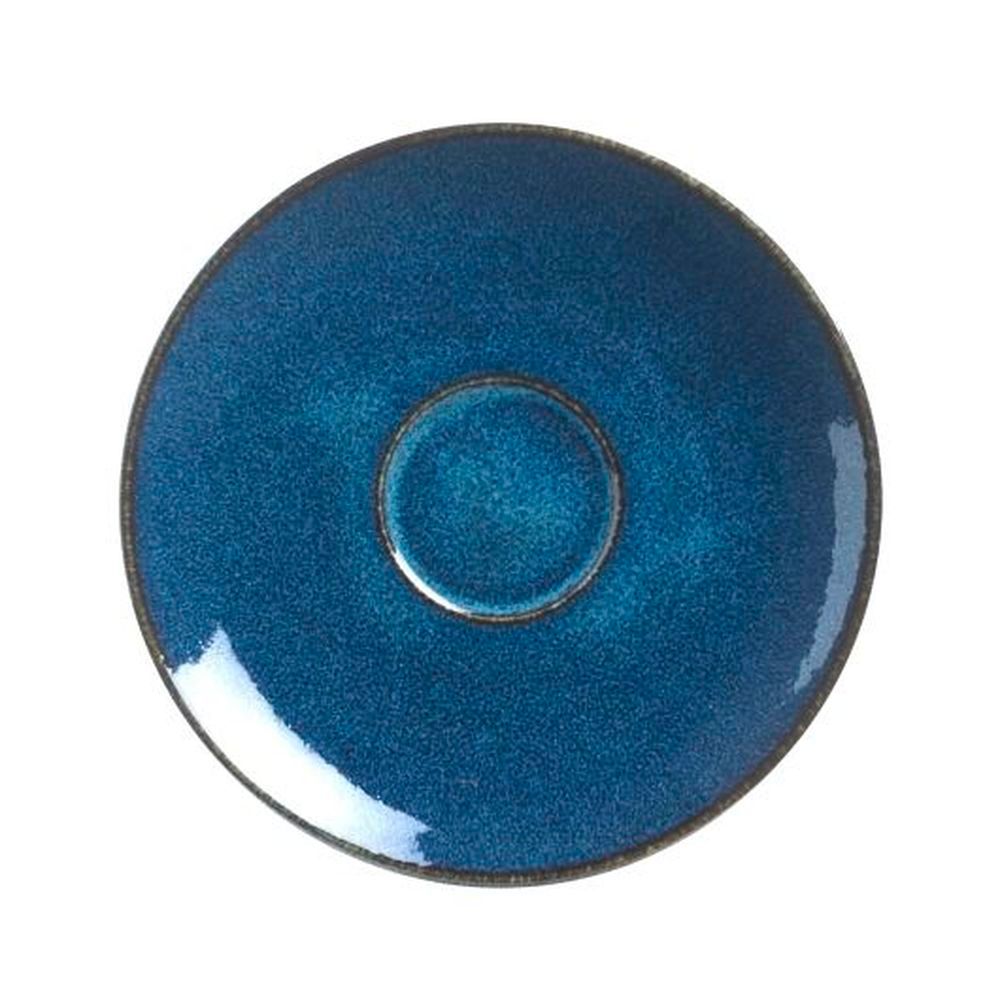 Mcc Wabi Sabi Indigo Porcelain 4.5 Inch Coupe Saucer, 12 Count