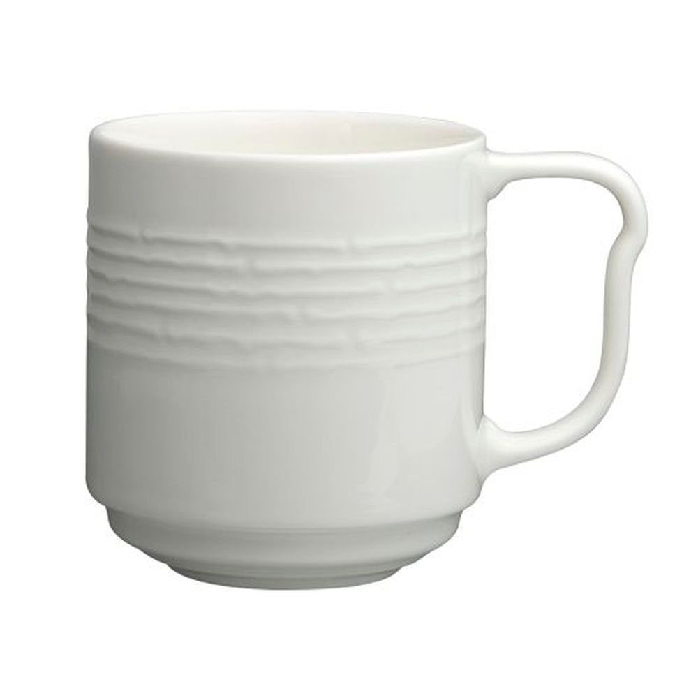 Royal Porcelain Rattan 12 Ounce Stack Mug, 36 Count