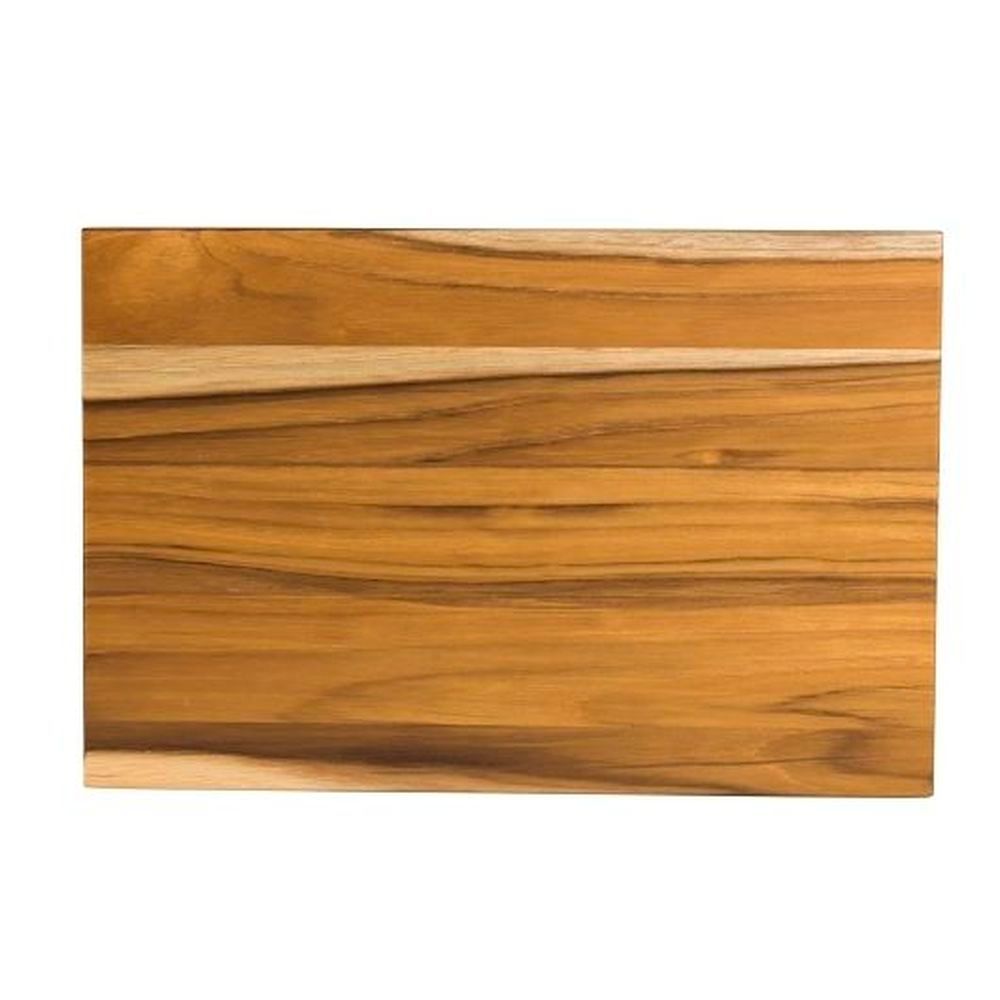 Creations Teak Wood 13.25 X 8 3/4 Inch Flat Platter, 6 Count