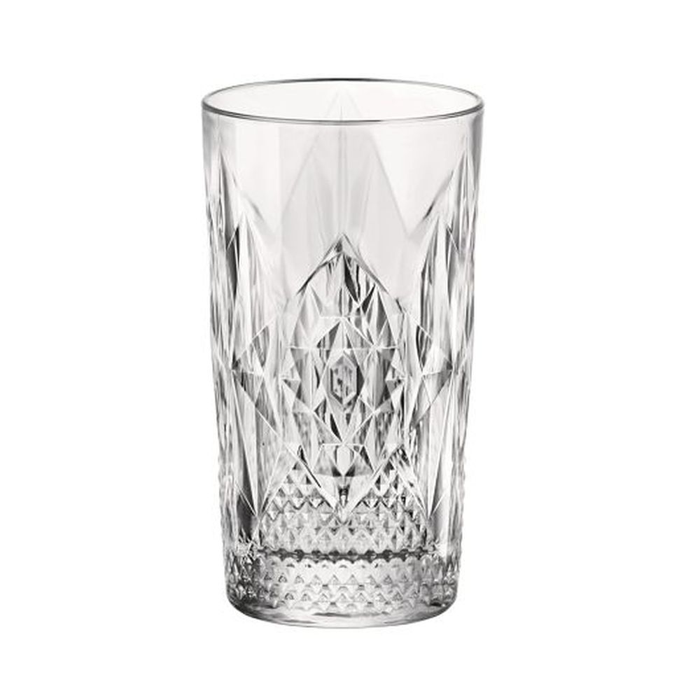 Bormioli Rocco Stone 16.5 Ounce Cooler Glass, 12 Count