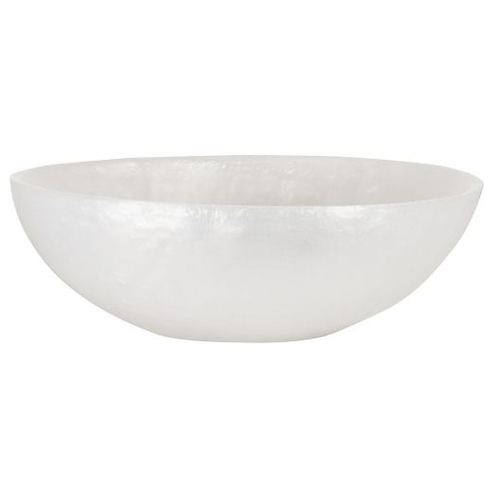 Kenny Mack Cameron Shell Resin Bowl, 13 Inch