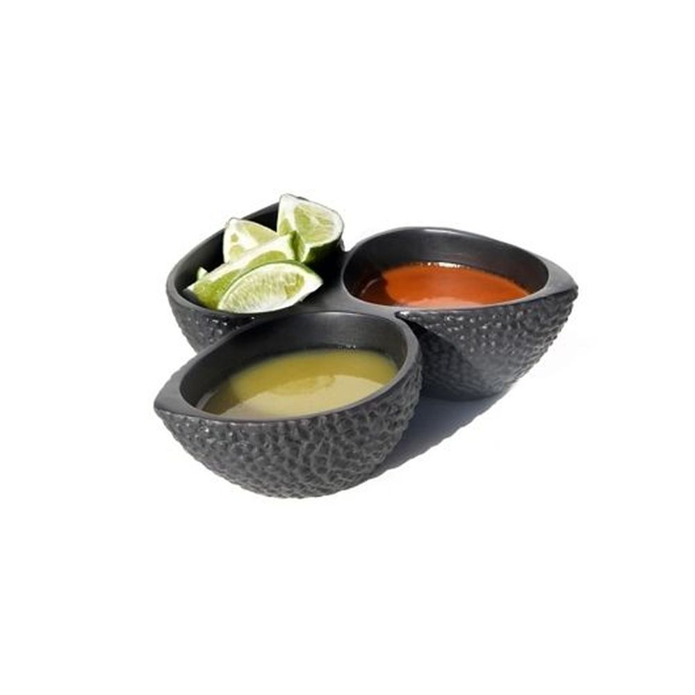 Kenny Mack 7 Ounce Avocado Resin Trio Bowl, 2 Count
