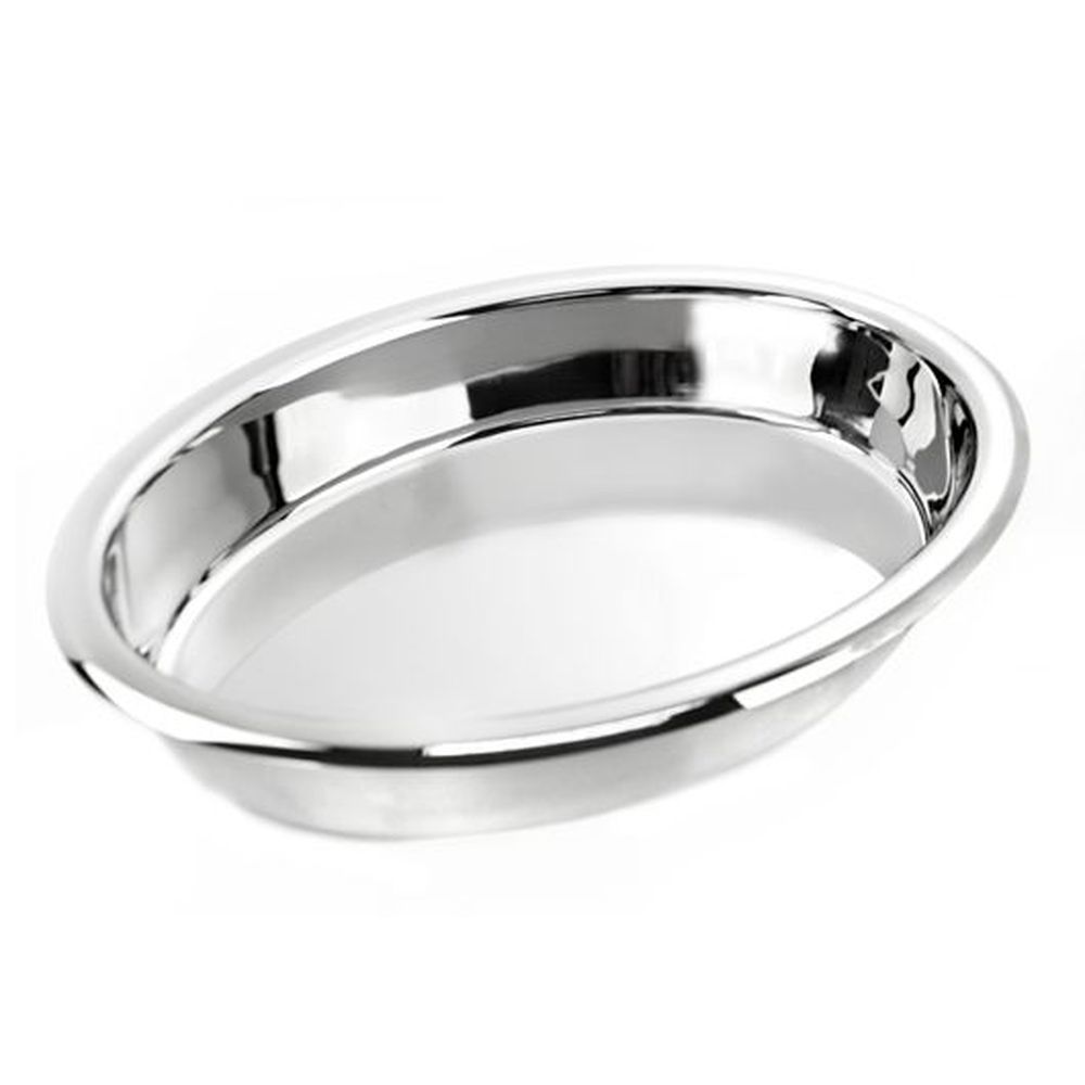 Dw Haber 18/10 Stainless Steel Oval Food Pan, 5 Quart Capacity