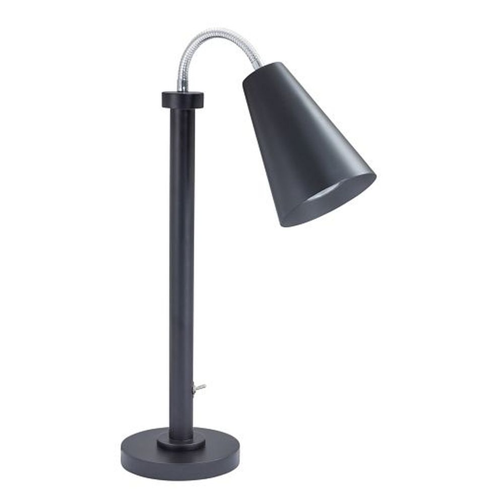 Dw Haber Mordern 18/10 Stainless Steel Black Single Head Heat Lamp, 18.0 X 7.5 X 16.0 Inch