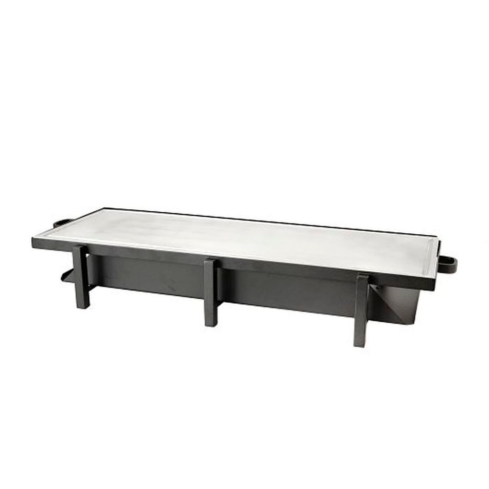 Dw Haber Tempo Black Tower Heater Stand With Aluminum Insert, 40.0 X 14.0 Inch