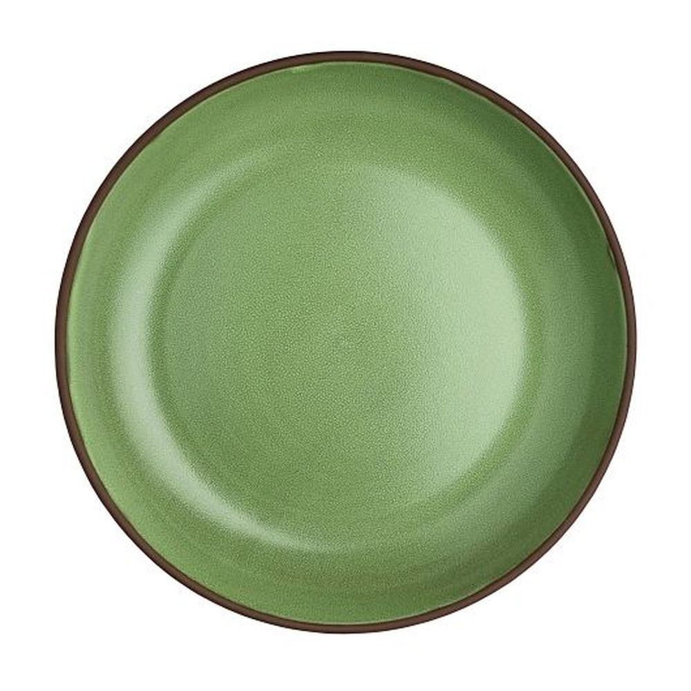Maham Studio Spice Cardamom Stoneware 8.75 Inch Deep Plate, 12 Count