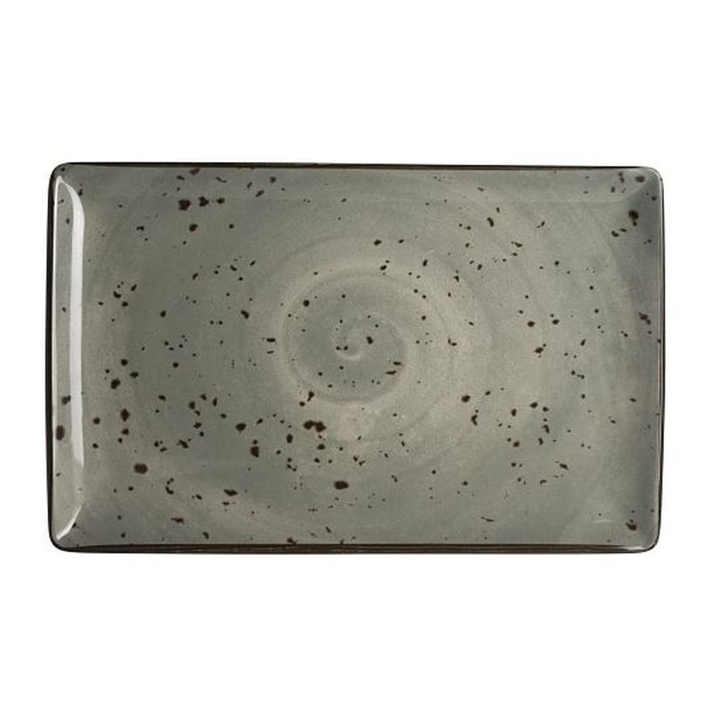 Creations Urban Smoke 12 X 7.5 Inch Melamine Rectangle Tray, 12 Count