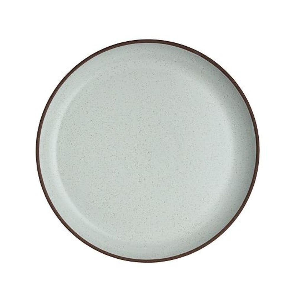 Maham Studio Spice Sea Salt Stoneware 10.75 Inch Plate, 12 Count