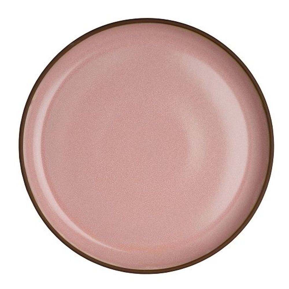 Maham Studio Spice Pink Peppercorn Stoneware 9.5 Inch Plate, 12 Count
